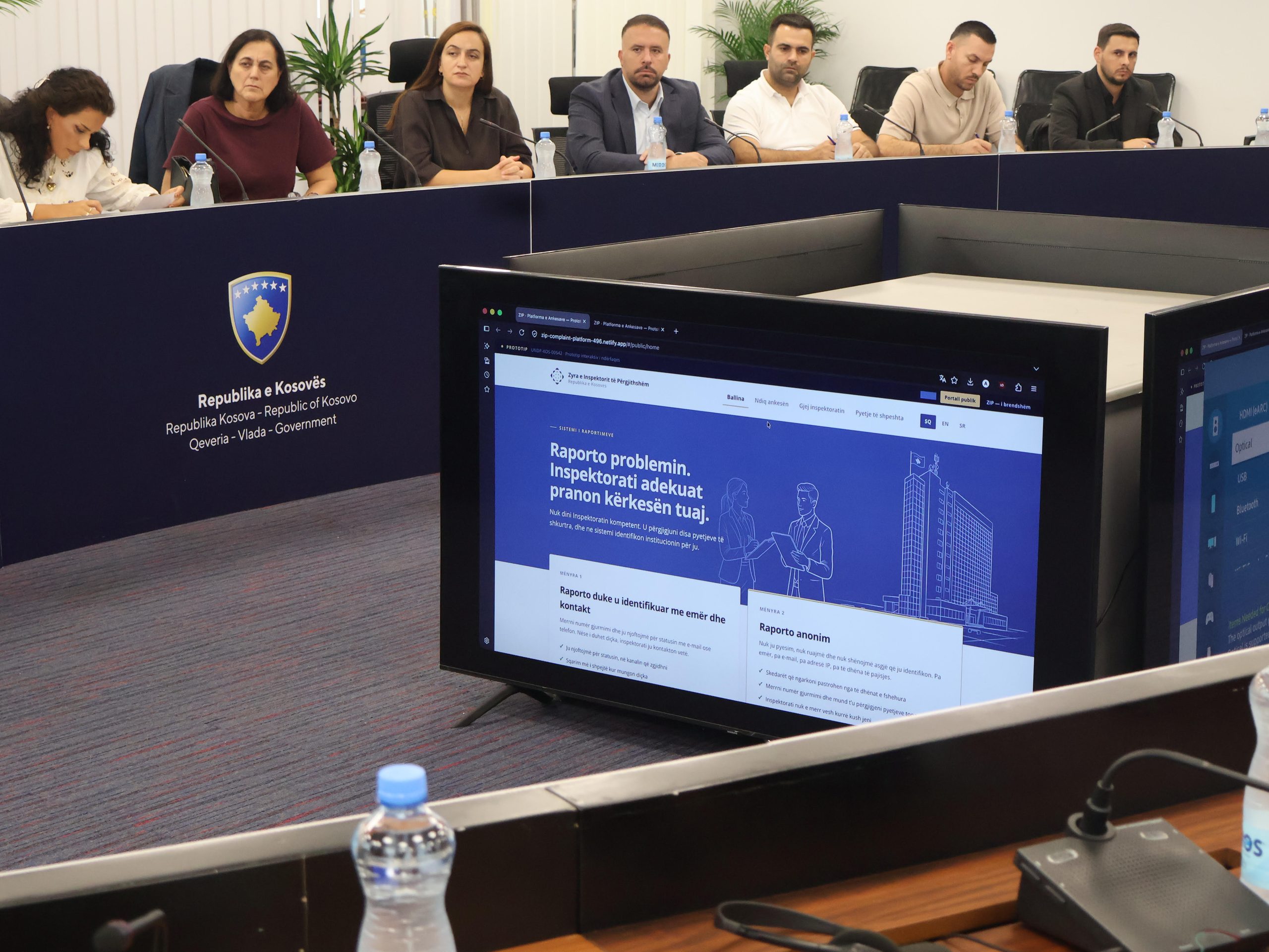 Office of the Inspector General Holds Meeting with Central and Municipal Inspectorates on the Platform for the Reception and Processing of Complaints